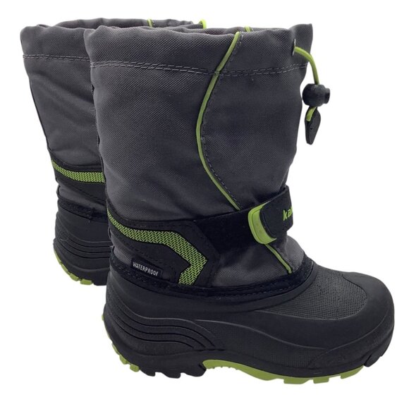 Kamik Boys Waterproof Snow Boots Size 11 Snowcoast WINTER Comfort Rated -40°F - Picture 1 of 7